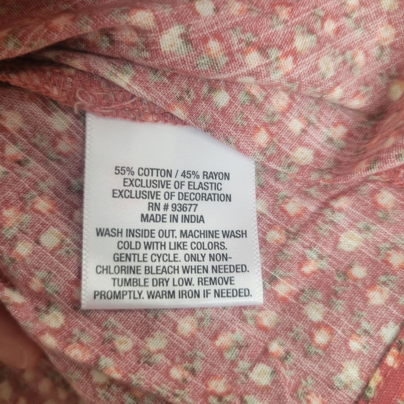 Arizona Floral Off Shoulder Top Pink - Picture 3 of 3